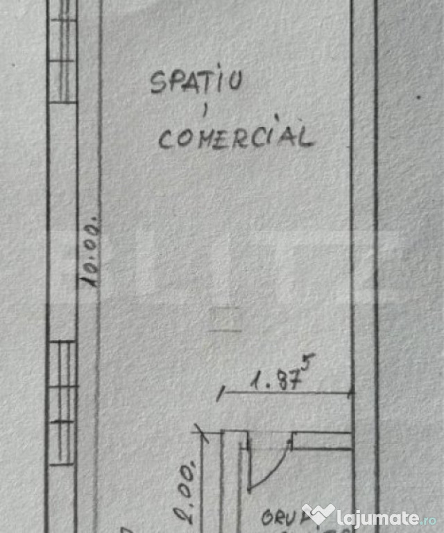 Spațiu Comercial+apartament,205mp,zona centrala