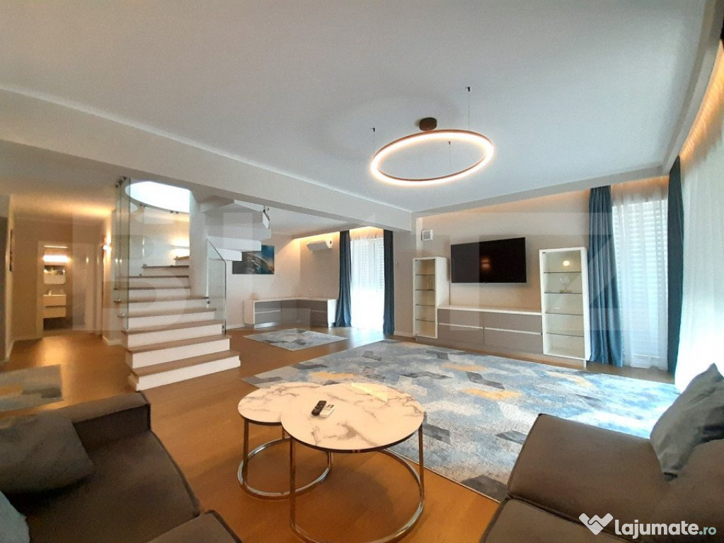 Penthouse, 150 mp, 200 mp terasa, 2 parcări, cartier Buna Z