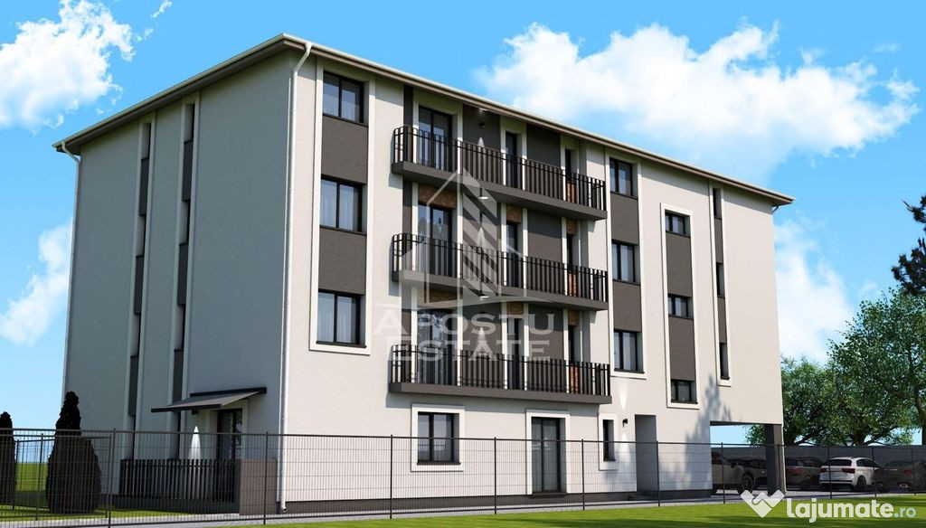 Apartament cu 2 camere, bucatarie inchisa, bloc nou, Cale...