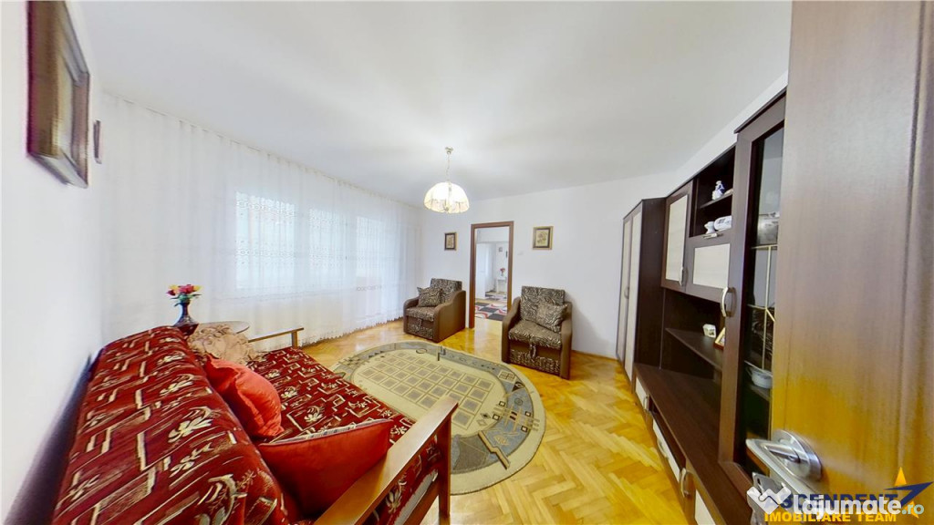 TUR 3D!Apartament doua camere,etaj1,bloc de 4 niveluri,zona