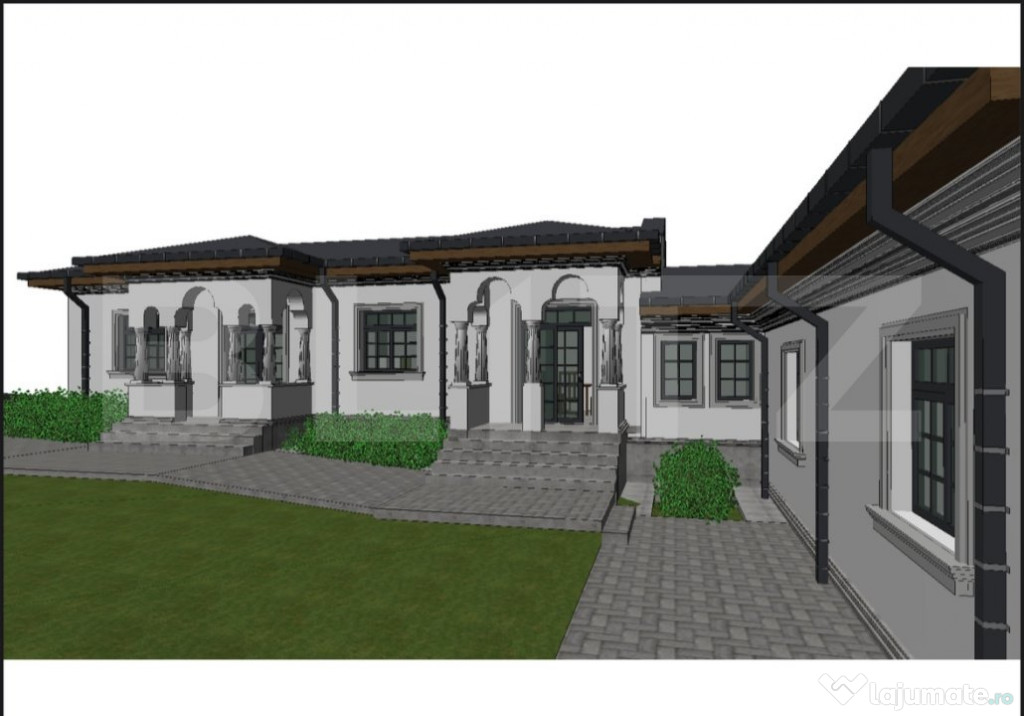 Casa parter renovabila + proiect extindere, 2101 mp teren pa