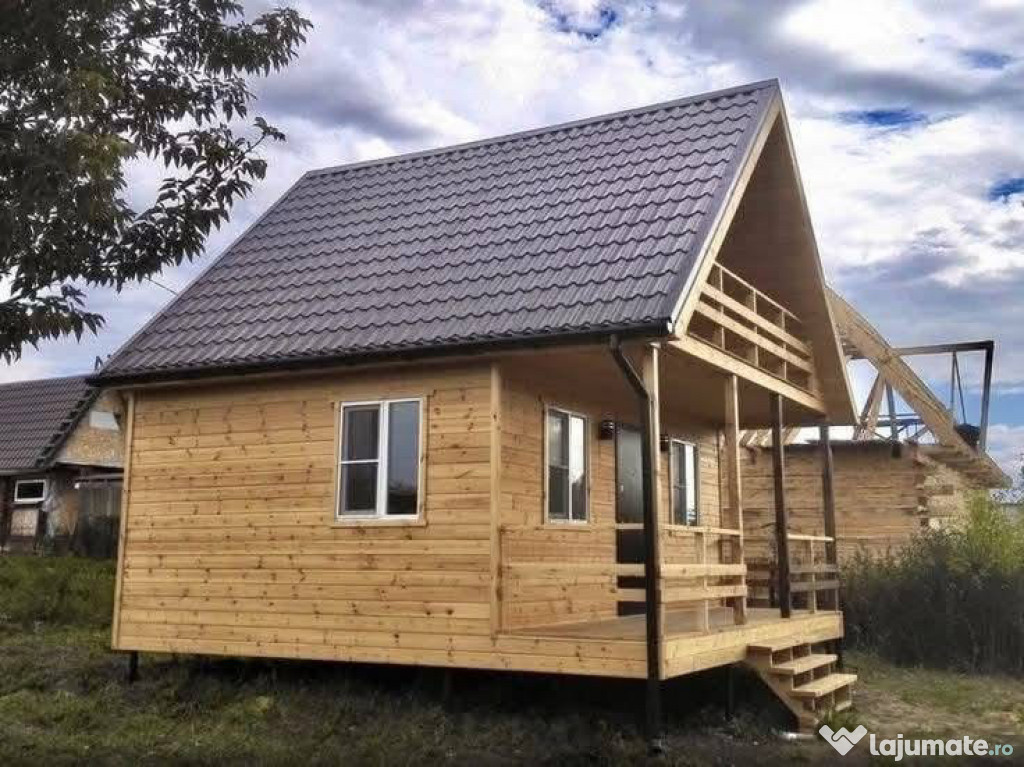 Vând case cabane lemn terase foișor e