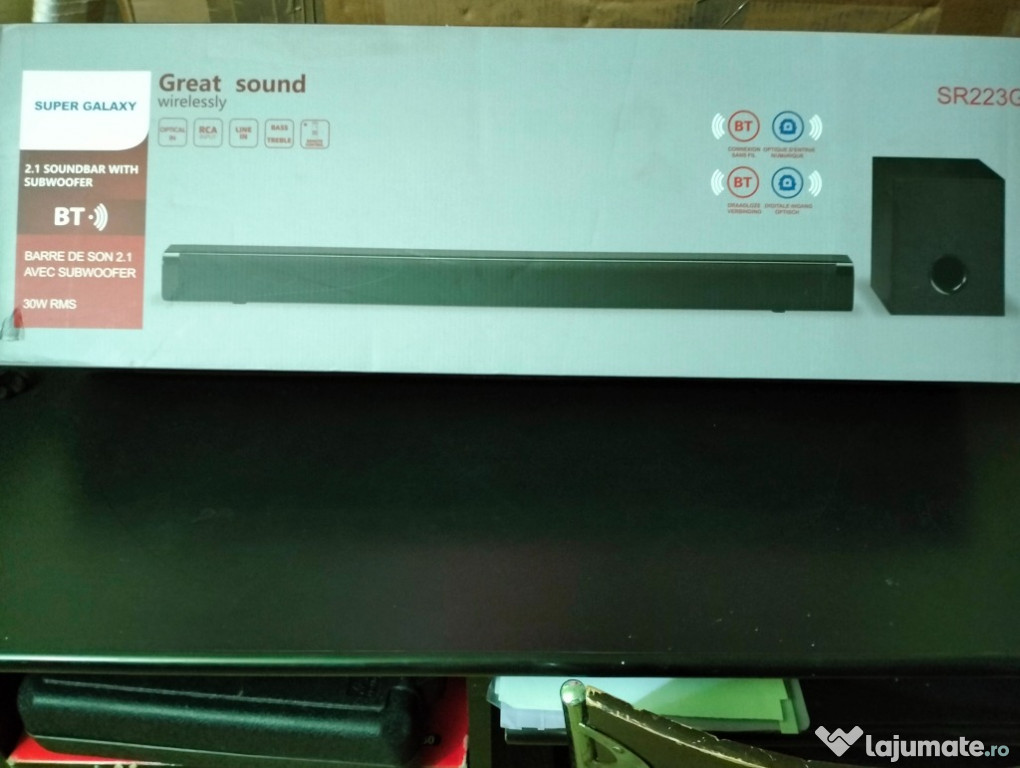 Soundbar with Subwofer Galaxy SR 223 G