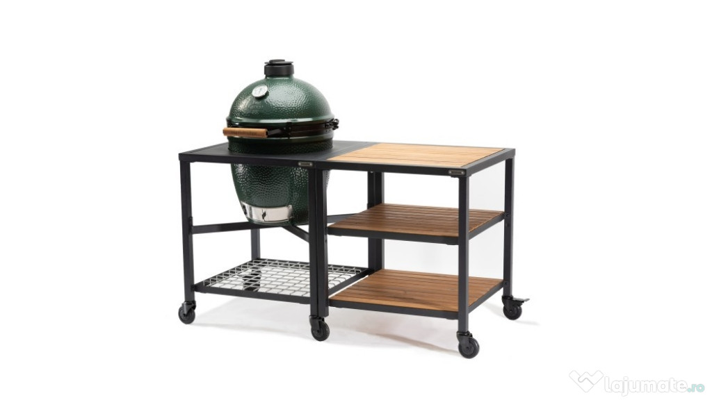 Big Green Egg Large + Accesorii – Foarte puțin folosit!