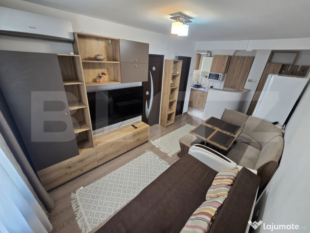 Apartament de vanzare, 2 camere, etaj 1 – Amenajat modern,