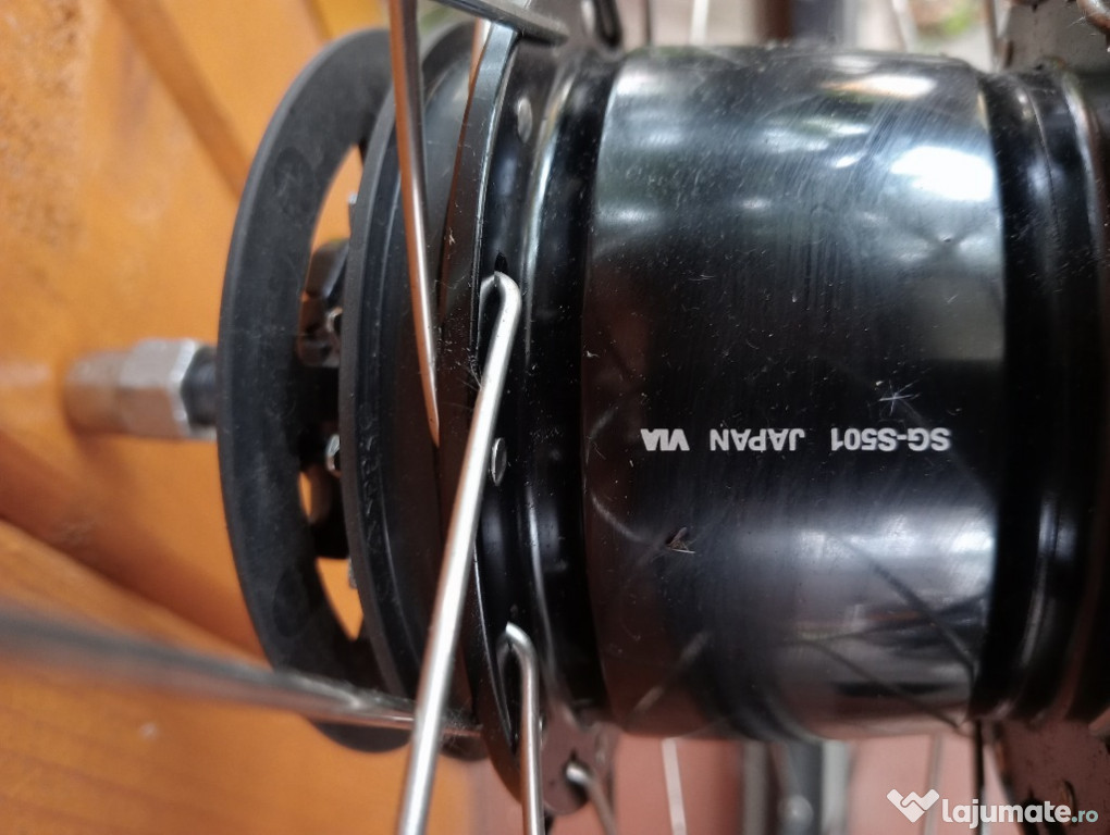 Roată spate 28 cu butuc Shimano Alfine 8 viteze in interior S501 Japan