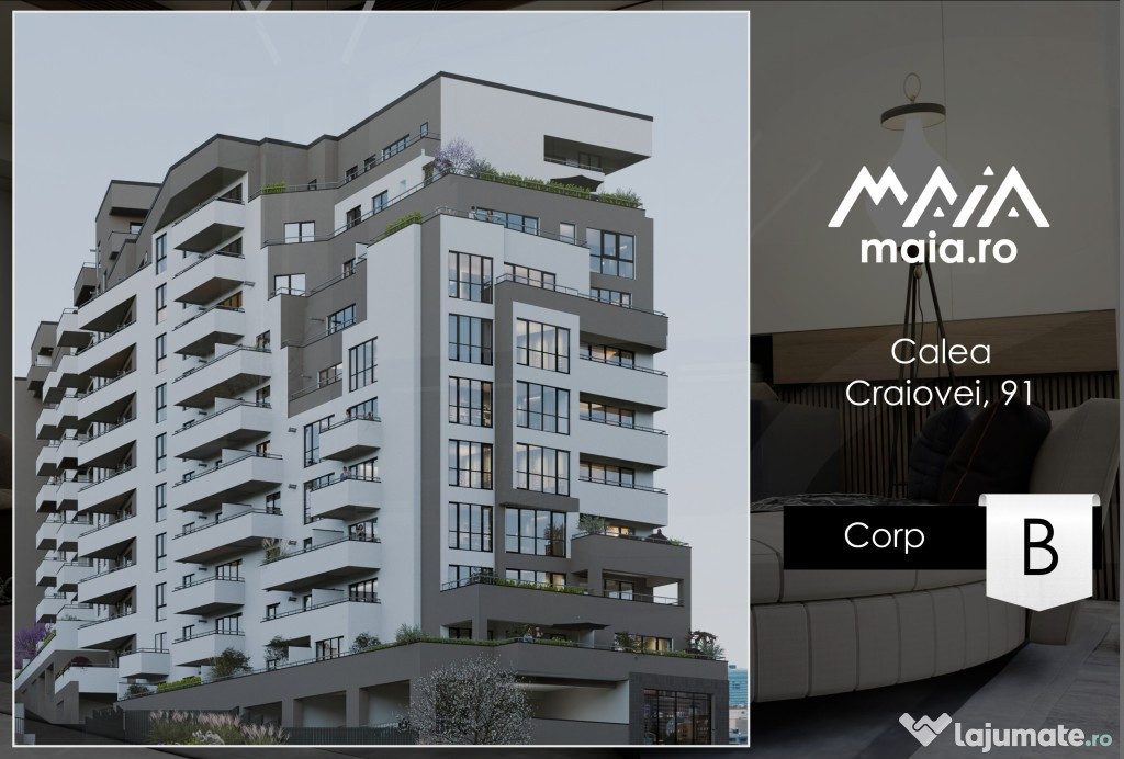 Maia Craiovei | 3 Camere Moderne | Aproape de Parcuri si Sco