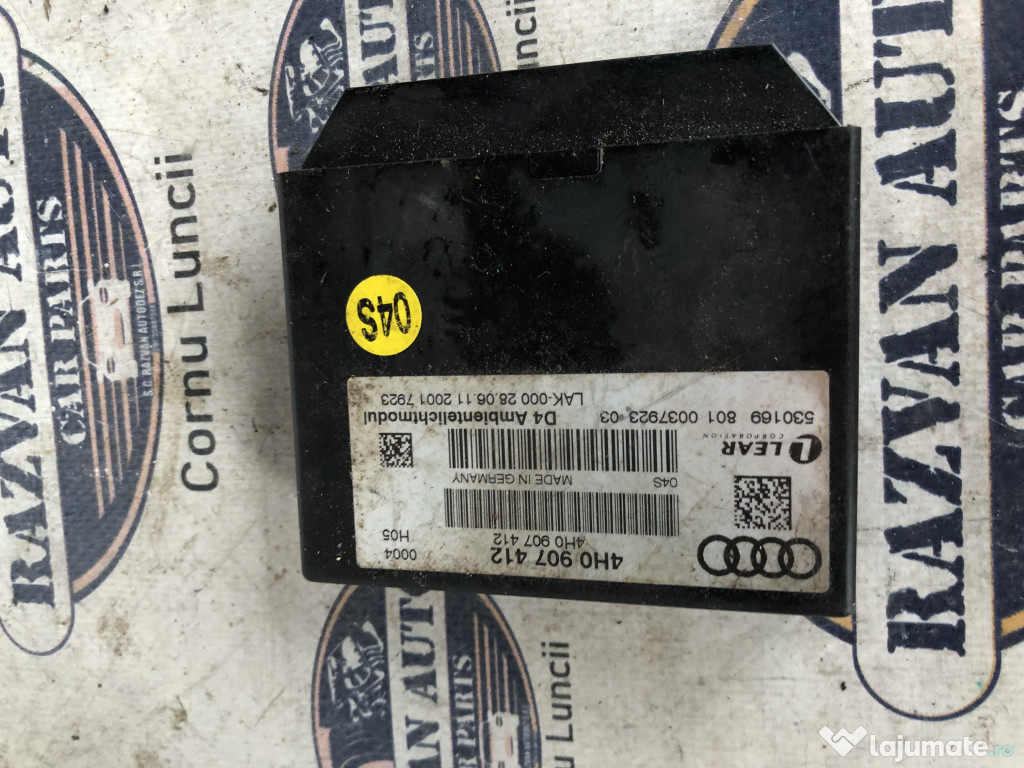 Modul lumini ambientale Audi A8 2012