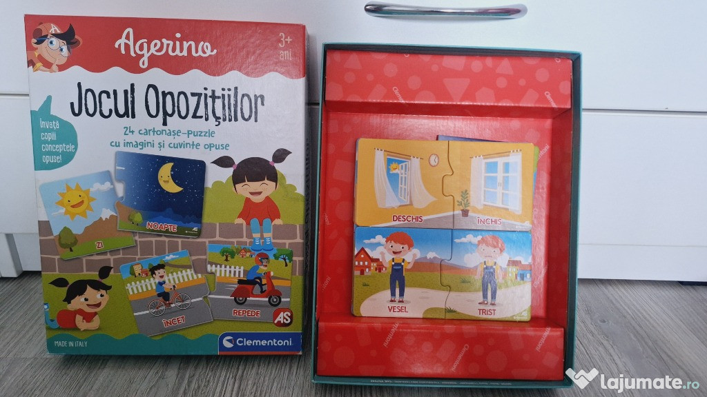 Puzzle educativ - Agerino - Jocul opozitiilor