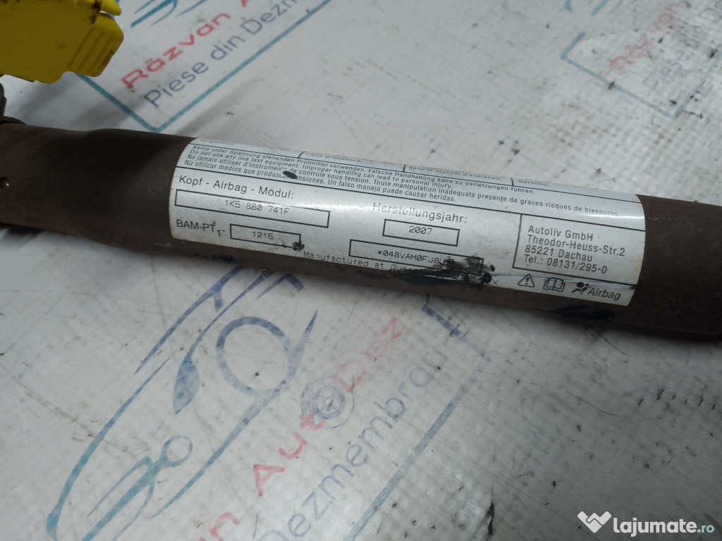 Airbag cortina stanga Volkswagen Jetta 2006