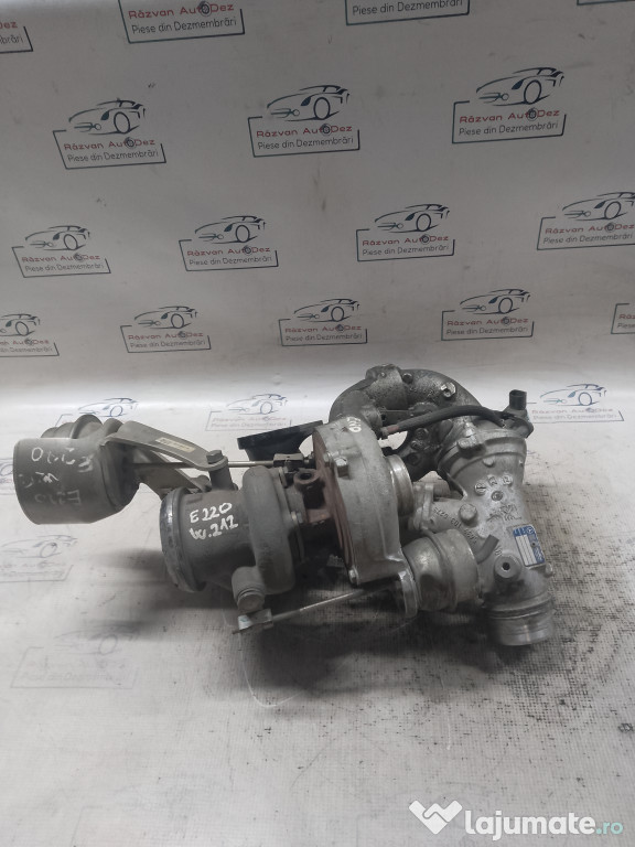 Turbina Biturbo Mercedes E-Class W212 Motorina 2012