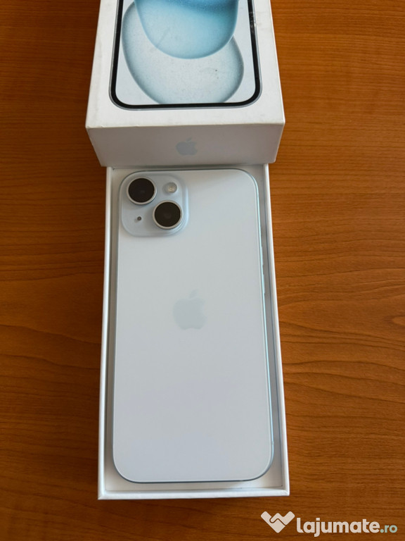 IPhone 15 256gb alb/albastru