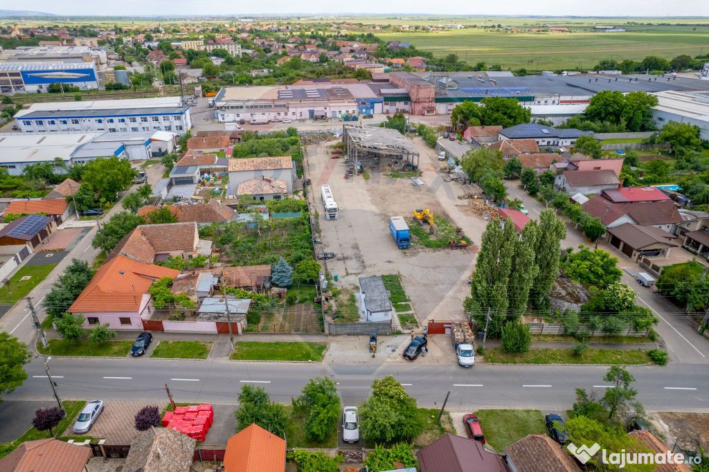 Platforma betonata de inchiriat 5380 mp Aradul Nou,Arad