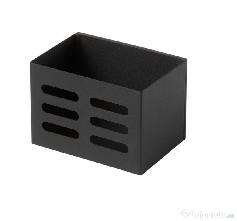 Suport de sticle pentru gratar BBQ, 9.2 x 9 x 11 cm, magnetic, negru