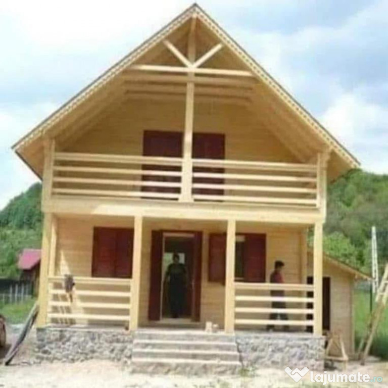 Case cabane lemn modulare