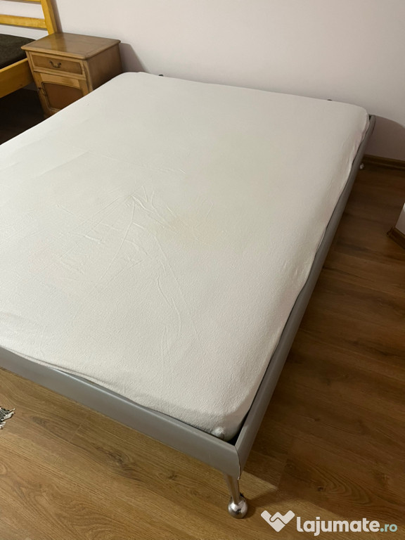 Pat cu saltea marime 200x160
