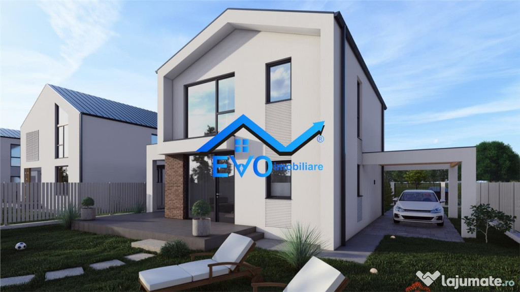 Vila cu 2 dormitoare, living si terasa , finisaje premium