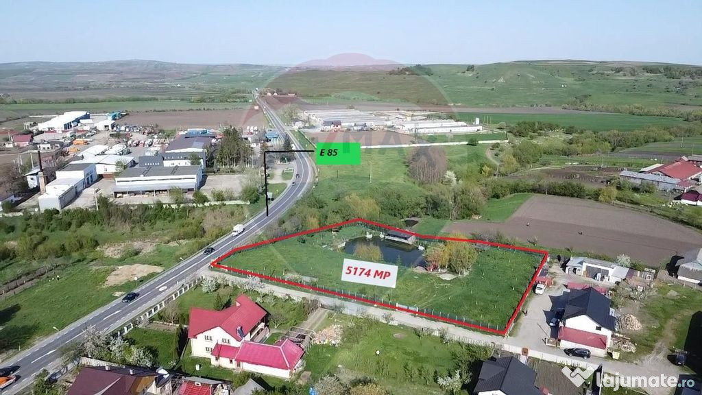 Teren Ilisesti cu Iaz 5174 mp/ Strada Principala