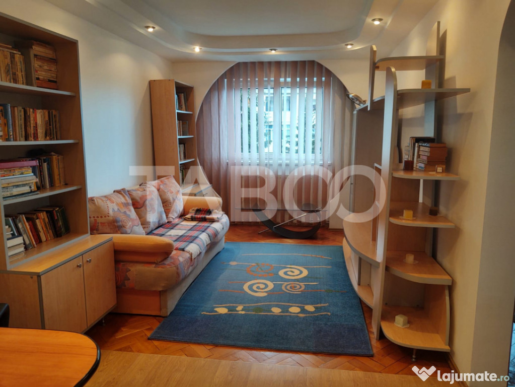 Apartament de inchiriat 3 camere complet mobilat utilat zona