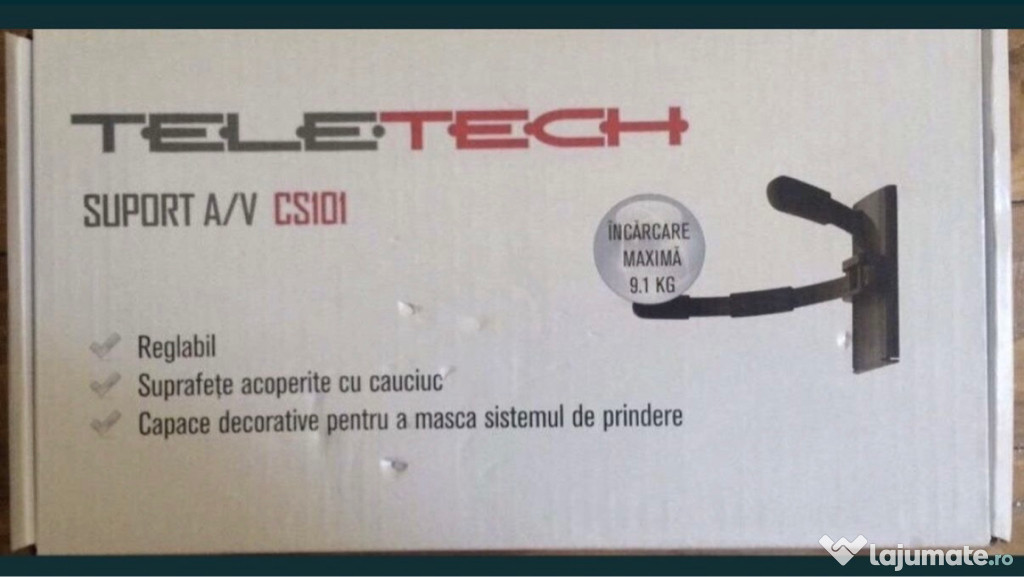 Suport audio-video TeleTech CS101 NOU (nefolosit)