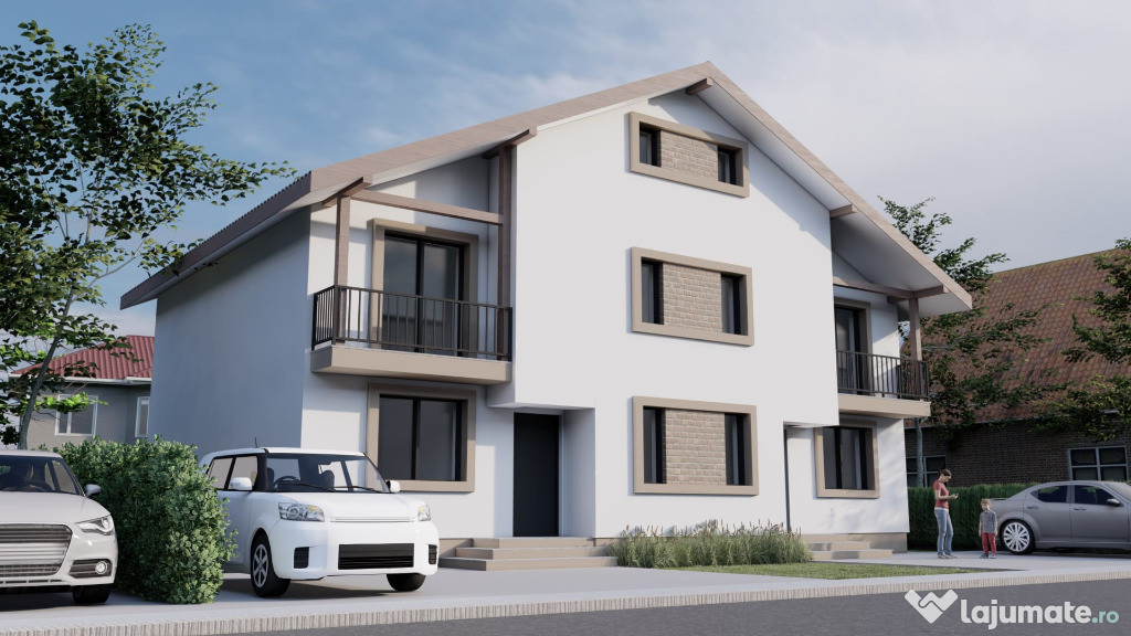 Casa tip Duplex - 2 dormitoare - 2 bai - 325 mp teren
