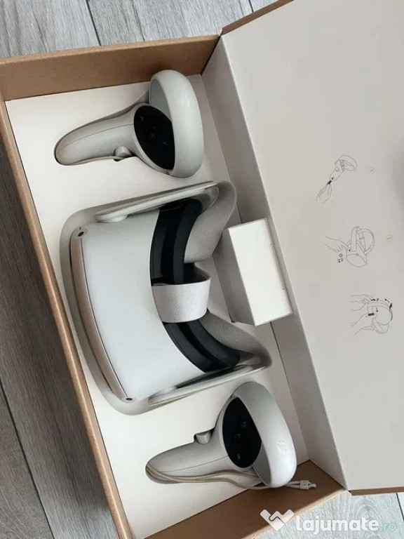 Ochelari VR META Oculus Quest 2, 256 GB, Alb