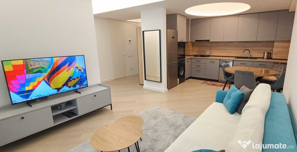 3 camere mobilat Complex nou Cortina North, Pipera, parca...