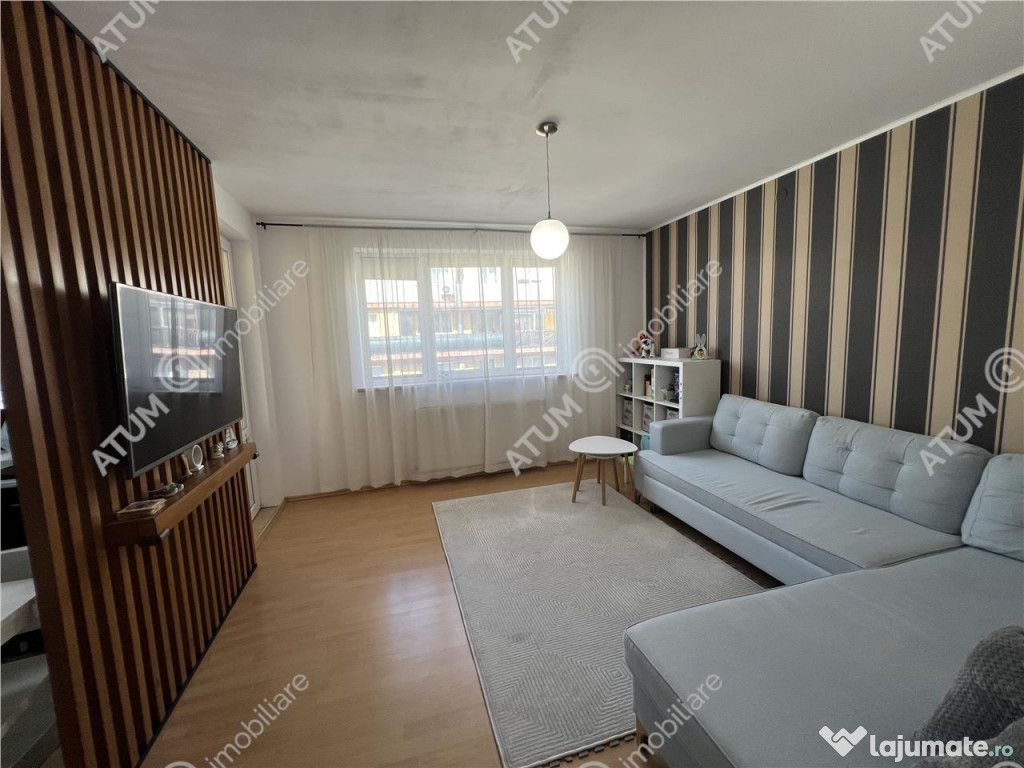 Apartament cu 3 camere si 2 bai si balcon in zona Rahovei di