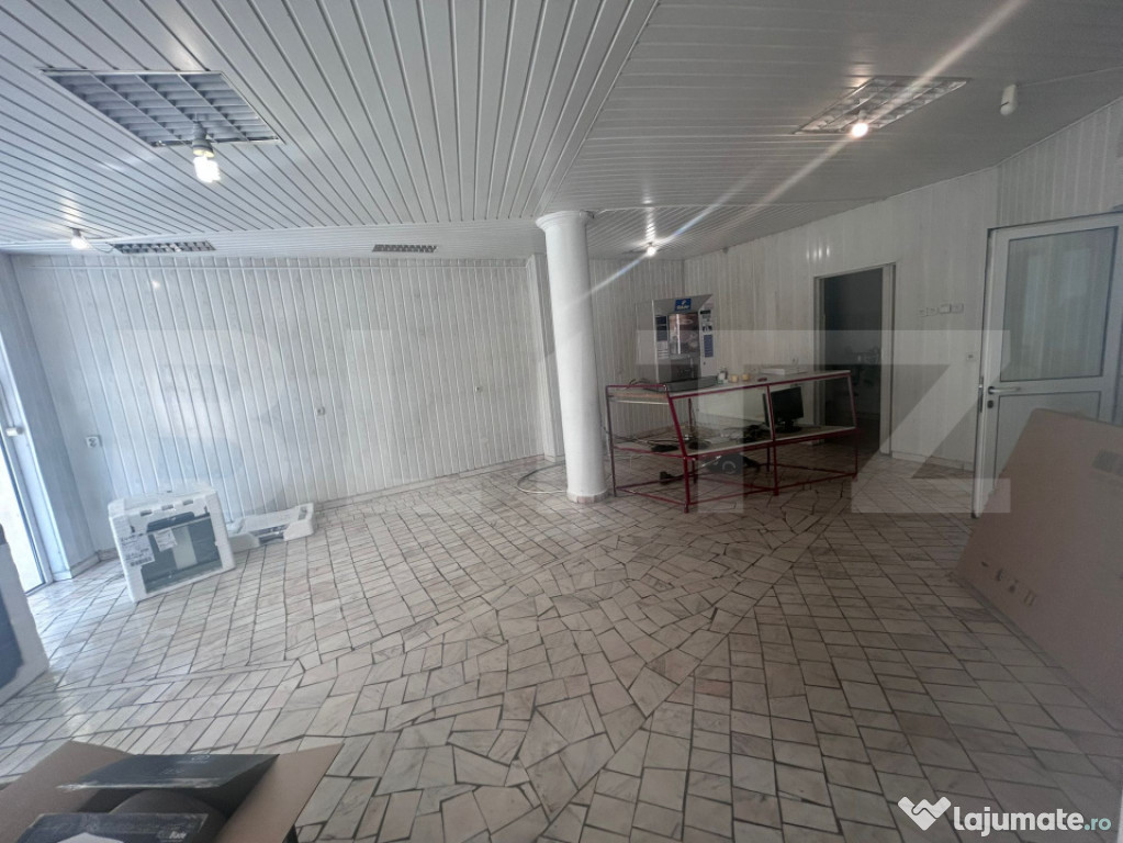 Spatiu comercial 50 mp, vitrina, stradal, zona centrala