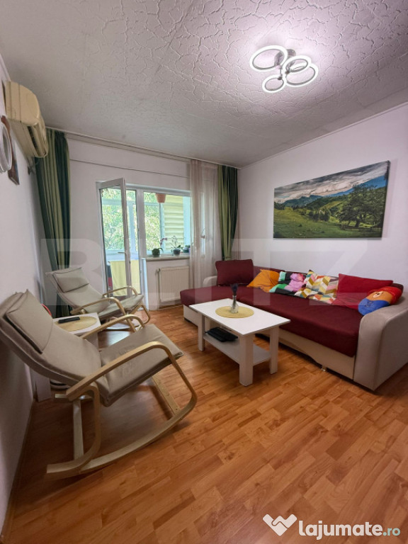 Apartament 2 camere, 49 mp, complet mobilat, zona Nord
