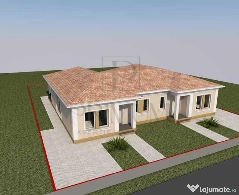 Duplex individual - personalizare interioara - teren 330 mp