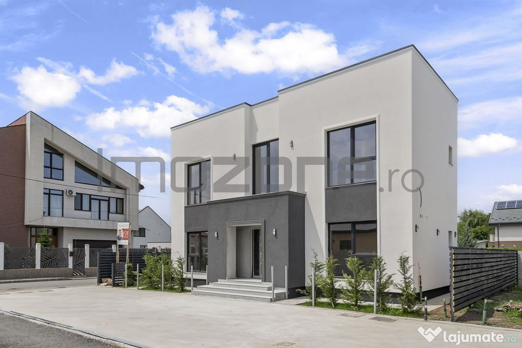 Vila individuala - P+1, 4 camere, 3 dormitoare, 3 bai, 13...
