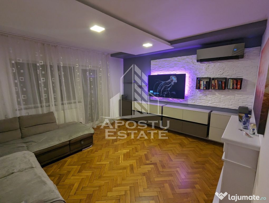 Apartament 3 camere, 2 balcoane, 2 bai,centrala proprie, ...