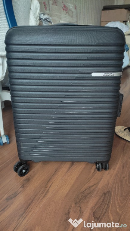 Troler AMERICAN TOURISTER NOU - Liftoff-901, 55 cm, negru