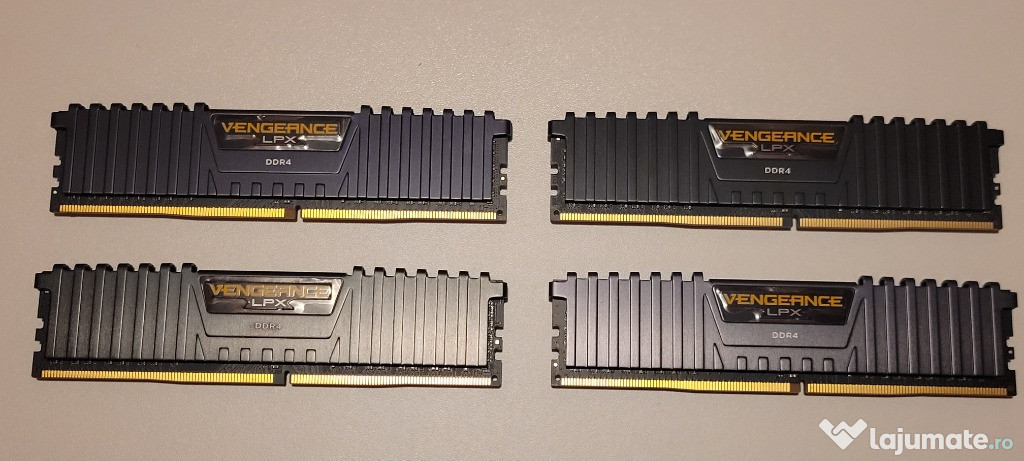 Corsair Vengeance LPX 32GB (4x8GB) DIMM, DDR4, 3000MHz, CL15