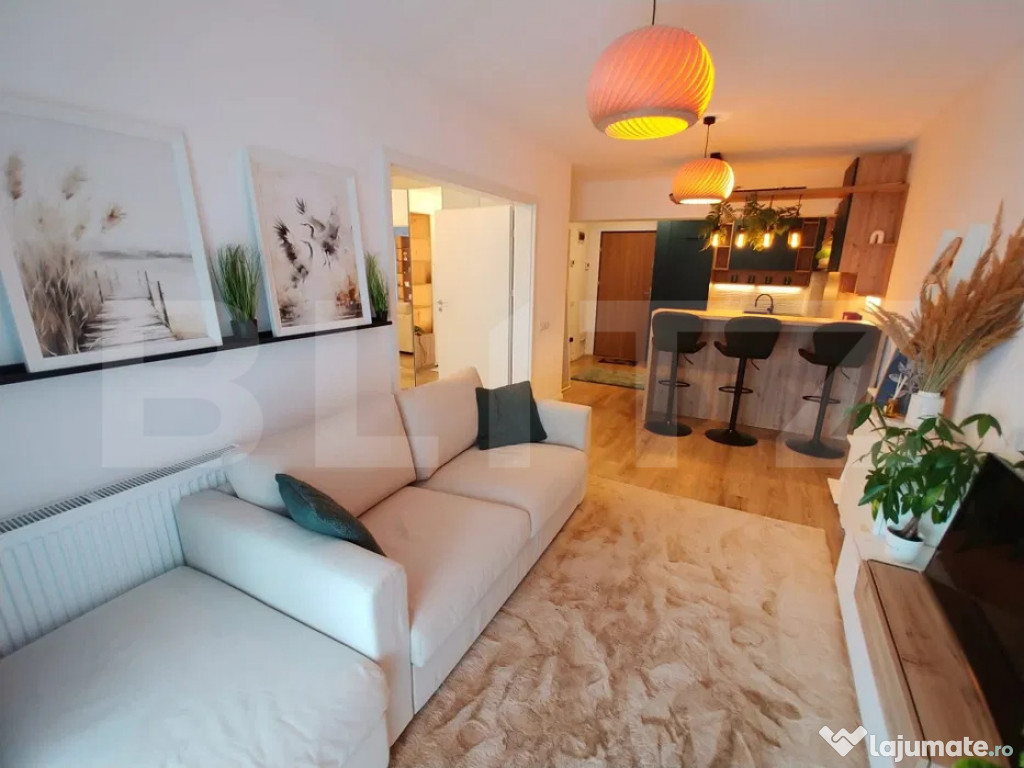 Apartament LUX cu 2 camere, parcare subteran, zona Iulius Ma