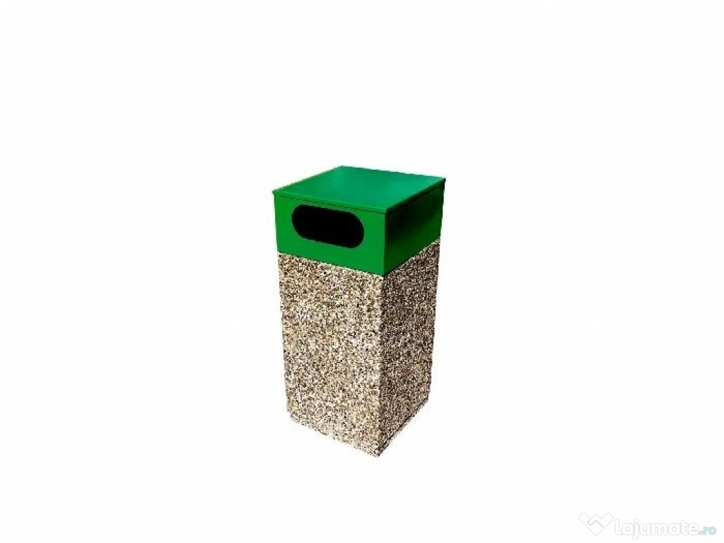 Cosuri de gunoi stradale selective din beton aspect piatra naturala