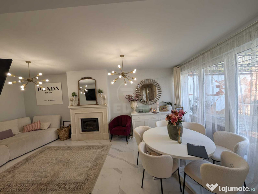 Casa cuplata, finisata complet mobilata si utilata, zona Teilor