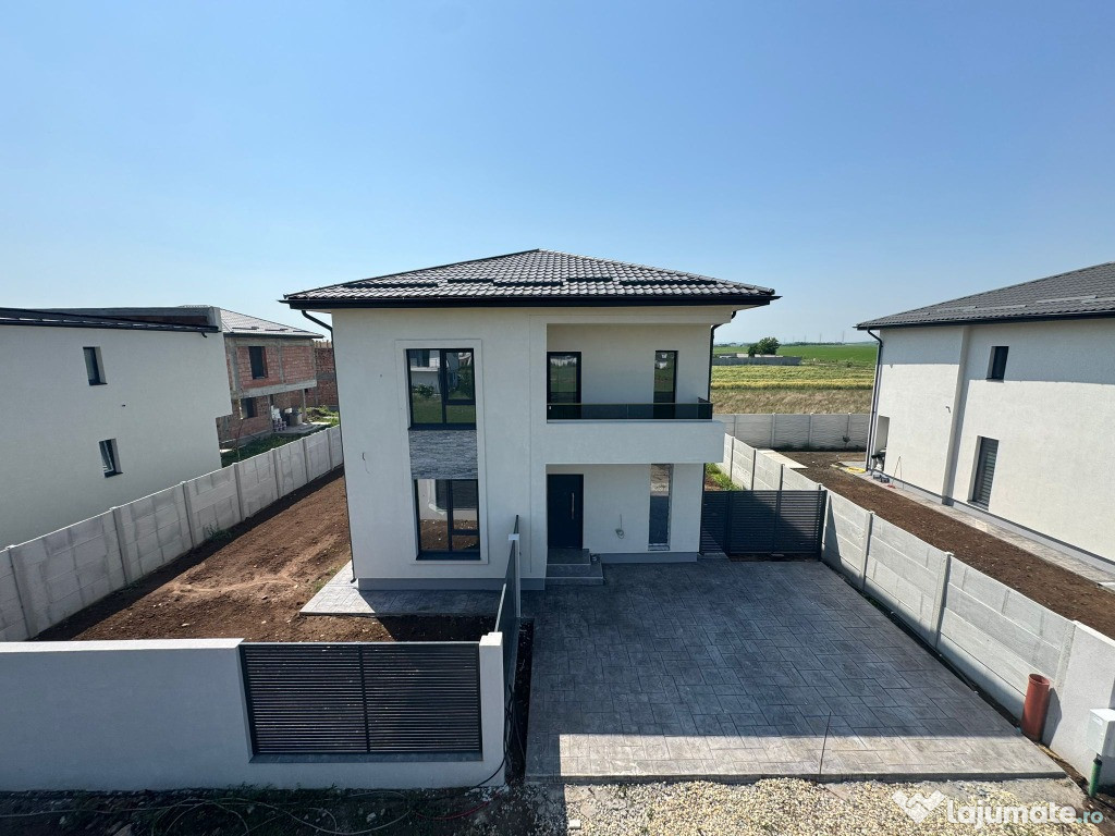 Casa individuala~4 camere 3 bai ~teren 350 mp ~incalzire in pardoseala