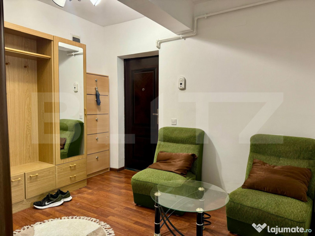 Apartament, 1 camera zona Florilor, parcare inclusa.