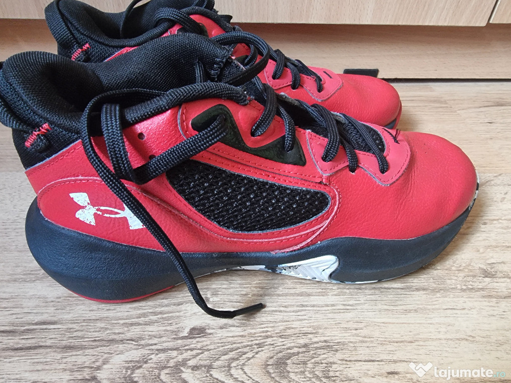 Ghete Under Armour rosu, marimea 40