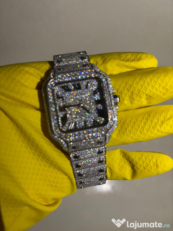Ceas Moissanite – Luxury Iced Out