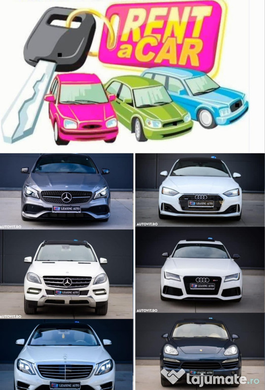 Mașini de închiriat Rent a car închiriere auto