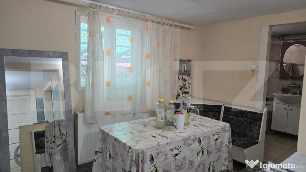 Casa 2 camere 50. mp. 500 mp teren. Zona Unio