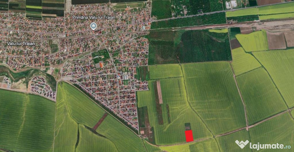 Teren intravilan Valu lui Traian 8500mp deschidere 86ml
