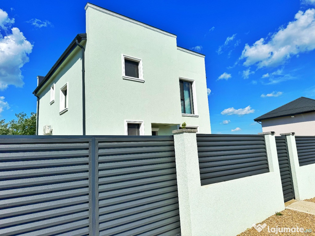 Casa individuală P+1E+Pod - 5 camere - 3 băi + dressing -teren 428mp