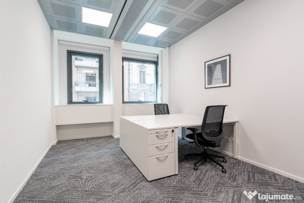 Spațiu de birou privat pentru 1 persoană în Regus Hermes