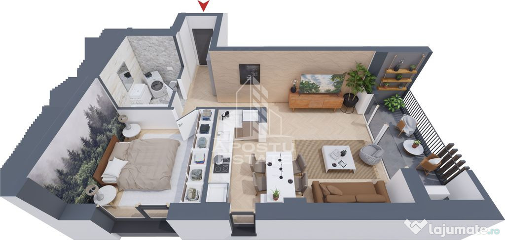 Apartament cu 1,2 si 3 camere, finalizare 2026, zona Toro...