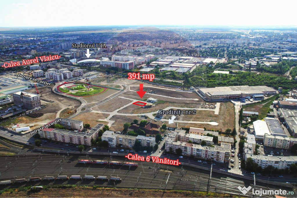 Teren ideal pentru construcție – colț stradal, 40 m f...
