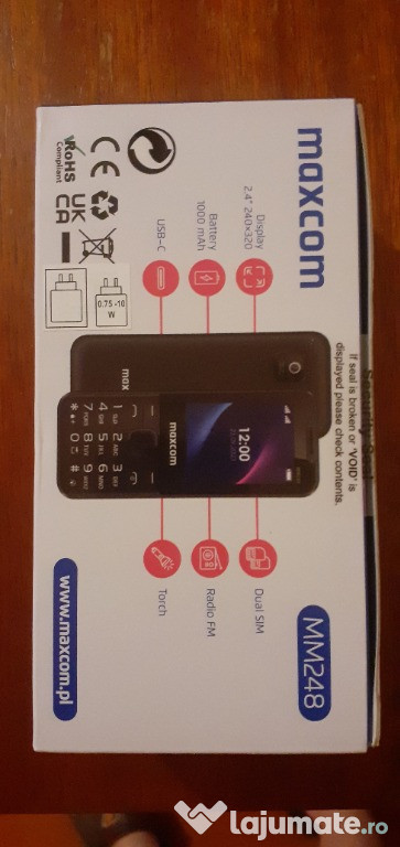 Telefon cu butoane Maxcom MM248